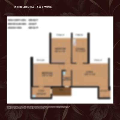 2 BHK LUXURIA - A & C Wing of Codename Next Level