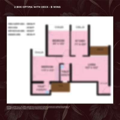 2 BHK OPTIMA WITH DECK - B Wing of Codename Next Level