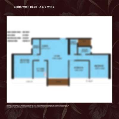 3 BHK WITH DECK - A & C Wing of Codename Next Level