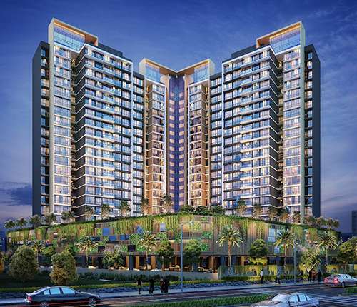 Night View Project Elevation of Codename Next Level
