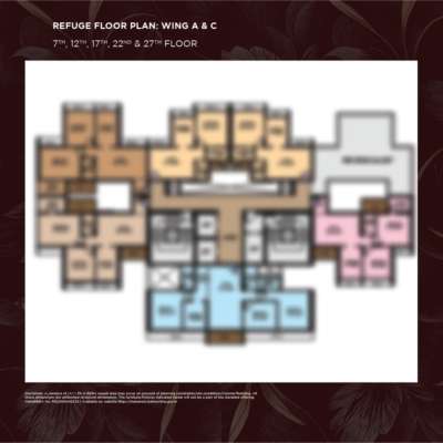 Refuge Floor Plan Wing A & C of Codename Next Level